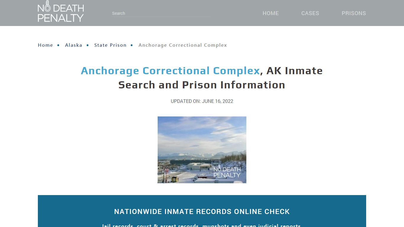 Anchorage Correctional Complex, AK Inmate Search ...